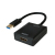 LogiLink UA0233 adaptateur graphique USB 1920 x 1080 pixels Noir