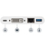 StarTech.com USB-C Multiport Adapter - USB-C auf DVI-D (Digital) Video Adapter mit 60W Power Delivery(Stromversorgung), GbE, USB-A - Tragbares USB-C/Thunderbolt 3 Mini Laptop Dock