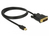 DeLOCK 83988 Videokabel-Adapter 1 m Mini DisplayPort DVI-D Schwarz