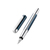 Pelikan Pura P40 stylo-plume Système de remplissage cartouche Petrol colour, Argent 1 pièce(s)