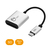 Siig JU-MR0F12-S1 card reader USB 3.2 Gen 1 (3.1 Gen 1) Type-C Black, Silver