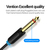 Vention 3.5mm TRS Male to Dual 6.35mm Male Audio Cable 1M Black