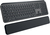 Logitech MX Keys Plus Tastatur RF Wireless + Bluetooth QWERTZ Schweiz Graphit