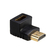 Akyga AK-AD-01 csatlakozó átlakító HDMI Type A (Standard) HDMI A-típus (Standard) Fekete