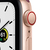 Apple Watch SE GPS + Cellular, 40mm in alluminio oro con cinturino Sport Loop Prugna