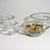 Glasi Hergiswil Anelli-Schale Salatteller Rund Glas Transparent