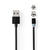 Nedis CCGB60630BK20 USB-kabel 2 m USB 2.0 USB A Micro-USB B Zwart