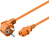 Goobay 95290 câble électrique Orange 5 m Prise d'alimentation type F CEE7/7