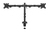 Neomounts DS60-600BL2 Monitorarm 10-32" - Quick-fix - 180°-stop
