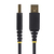 StarTech.com 1P3FFCNB-USB-SERIAL kabel równoległy Czarny 1 m USB Typu-A DB-9