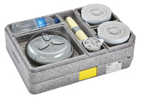 Cam GoBox Tablotherm - Porzellan, 1 x runder Teller, 2 x 500 mL Schale und