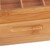 Relaxdays Kapselbox aus Bambus, 24 Fächer, aufklappbar, Kapselspender, Sichtfenster, Teebeutelbox, Kaffee, Natur