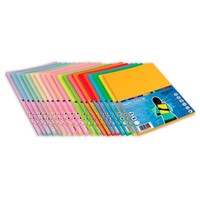 PACK 100H PAPEL COLOR 80GR A4 AMARILLO LIMON