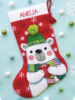 Needlepoint Kit: Stocking: Chill Out
