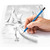 Mars® Lumograph® 100 Hochwertiger Zeichenbleistift Metalletui mit 12 Bleistiften