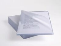 Rexel Anti Slip Cut Flush Folders A4 Clear 2102211 (PK25)