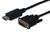 DisplayPort adapter cable. DP - DVI (24+1) M/M. 3.0m. w/interlock. DP 1.2 compatible.