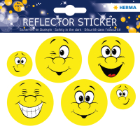 REFLECTOR STICKER HAPPY FACE Bild 1