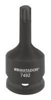 MATADOR Kraft-Schraubendrehereinsatz, Innen-TORX, 12,5(1/2): T 40