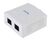 2-Port Cat.5E Surface Mount Box