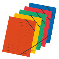 Eckspanner A4 Colorspan farbig sortiert 5er, Colorspan-Karton, 355 g/qm