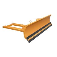 Snow plough for forklifts