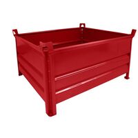 Solid panel box pallet