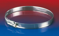 Collier de serrage pour la fixation de tuyaux légers avec extérieur lisse; qualité W2; Ø 370-379mm; CLAMP 208