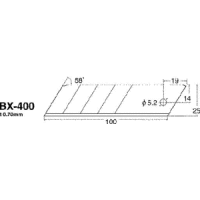 Cutterklingen BX 400P 18mm VE=5 Stück