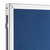 Moderationstafel, klappbar, Oberfläche Filz, blau