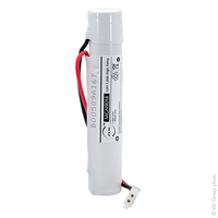 Unité(s) Batterie eclairage secours 3xSC ST4 Molex 3.6V 1.6Ah