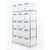 Really Useful Box® wire-shelf archive storage with containers - Complete with15 clear boxes