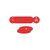 27mm Traffolyte valve marking tags - Red (1 to 25)