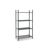 2000mm high heavy duty tubular shelving without chipboard covers