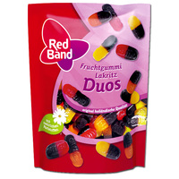 Red Band Fruchtgummi Lakritz Duos 200g Beutel