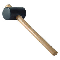 Faithfull YY08RU025C Rubber Mallet - Black 680g (24oz)