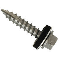 ForgeFix TechFast Metal Roof to Timber Hex Screw T17 Gash Point 6.3x125mm Box50