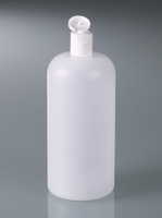 1000ml Round bottles HDPE with snap closure PP