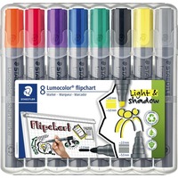 STAEDTLER Flipchart Marker Lumocolor® 356 SWP8, 8er Box, farbsortiert