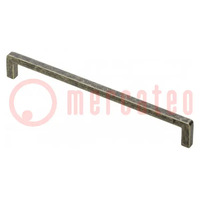 Holder; ZnAL; antique brass; H: 28mm; L: 200mm; W: 8.5mm; BAGIO