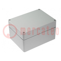 Enclosure: multipurpose; X: 120mm; Y: 160mm; Z: 90mm; EURONORD; grey