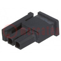 Conector: conducto-placa; enchufe; hembra; MF30; 3mm; PIN: 2