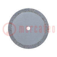 Disco da taglio in diamante; 22mm; pietra,marmo,porcellana