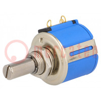 Potentiometer: axial; multiturn; 5kΩ; 2W; ±10%; 6,35mm; linear; IP40