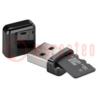 Kaartlezer: buiten-; USB A; USB 2.0; microSD,microSDHC,microSDXC