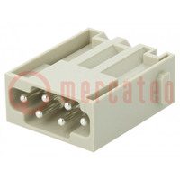 Connector: HDC; module; mannelijk; Han-Modular®; PIN: 6; 16A; 500V