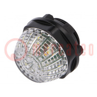 Lampe de contrôle; 22mm; 14; -25÷55°C; Eclair: LED; 24V; Ø22,5mm