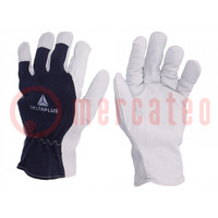 Protective gloves; Size: 9; natural leather; CT402