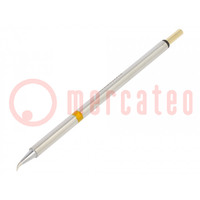 Tip; bent conical; 0.5mm; 350÷398°C; for soldering iron; SHP-PM
