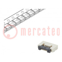 Connector: FFC/FPC; horizontal; PIN: 4; ZIF; SMT; 500mA; tinned; 30mΩ